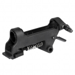 Elektrinio užbortinio variklio stento vyris tinka 1 1/8 colio(2,8 cm)Veleno skersmuo 28lb 36lb 46lb 50lb juoda