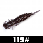 FTK Larvae Mink&scaron;tas Masalas 50mm 76mm 89mm Dirbtinis masalas žvejybai 1,1g 3,5g 5g Kirmėlė Silikoninis Bass Barracuda plaukimo masalas Jigging Karpio plastikinis masalas 89mm-119#-4pcs
