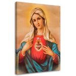 Feeby Canvas print, Heart of the virgin mary
