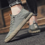 Audiniai Batai Vyri&scaron;ki batai Vasaros tendencija Old Pekin Slip On Kvėpuojantis ledas &Scaron;ilko audinys Laisvalaikiai vyri&scaron;ki sportbačiai 41 armijos žalia spalva