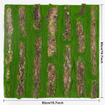 Dirbtiniai augalai velėnos samanų kilimas 1M*1M lauko imitacijos dekoravimas žalias peizažas namų langų sienos festivalio vestuvės bark 50cm X 50cm_
