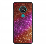 Auksinis rožinis blizgus spausdintas mobiliojo telefono dėklas, skirtas Nokia 5.4 7.2 3.4 5.3 2.3 3.2 8.3 5G 2.4 2.2 4.2 1.3 1.4 C20 G20 X20 Coque Coque Nokia 7.2