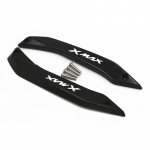Motociklas skirtas YAMAHA XMAX300 XMAX 125 250 300 400 2017- Priedai priekinio stiklo deflektoriai priekiniai stiklai laikiklio komplektas juoda
