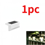 1vnt LED saulės tako laiptų &scaron;viestuvai IP65 vandeniui atsparūs lauko sodo kiemo tvoros sieniniai &scaron;viestuvai laiptų naktiniai &scaron;viestuvai Warm