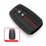 Automobilio rakto pakabuko dangtelis skirtas Toyota CHR C-HR Prius RAV4 2016 - 2019 2 3 4 mygtukų nuotolinio valdymo pultas be rakto 2 Button Black juoda