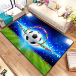 3D futbolo futbolo paveikslėlių kilimėlis Lfutbolo lauko spausdinimo kilimėliai miegamajam Svetainės kilimėlis Namų įėjimo durų kilimėlis Vaikų kambario kilimėlis 120cm x 160cm