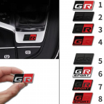 GR logotipo emblemos ženklelių lipdukai, skirti To/yota sp/ort GR Sp/ort CH/RR/AV4 Ave/nsis P/ado Pri/s automobilių priedams 5