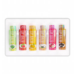 DNM &bdquo;Multi Fruit Flavor&ldquo; drėkinamasis lūpų balzamo rinkinys ilgalaikis drėkinamasis lūpų gruntas lūpų dažai 02