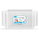 &bdquo;Yegbong Pet&ldquo; drėgnos servetėlės, skirtos augintinio kūno valymui ausų va&scaron;ku, akių ne&scaron;varumų dezodoravimui ir kvapų &scaron;alinimui Universalios drėgnos servetėlės ​​katėms ir &scaron;unims 40pcs