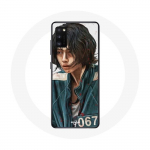 Coque pour Samsung Galaxy s20 Squid Game Kang Sae Byeok Num&eacute;ro 067