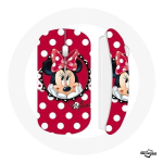 Belaidė pelė - Minnie pelė - Raudona - Suderinama su Mac ir PC - Wifi USB raktas - Animacinis dizainas