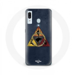 Coque pour Samsung Galaxy A20 Game of Thrones Saison 8 Le Tr&ocirc;ne de Fer Triangle Logo Baratheon Lanni