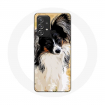 Coque pour Samsung Galaxy A52 &Eacute;pagneul nain continental papillon Race de chiens