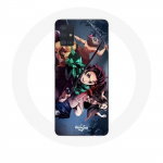 Coque pour Samsung Galaxy A51 Tanjiro Nezuko et Inosuke Slayer Kimetsu no Yaiba Manga