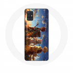 Coque pour Samsung Galaxy A51 Tanjiro Inosuke et Zenitsu Demon Slayer Kimetsu no Yaiba Anime Manga