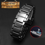 Keraminė 22 mm apyrankė skirta AR1507 AR1508 AR1509 laikrodžio apyrankė Samsung Galaxy laikrodžiui S3 gear 46 mm huawei laikrodžio apyrankių dirželiai 22mm