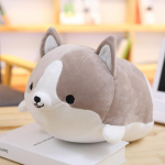 30 cm Kawaii Corgi &scaron;uo pliu&scaron;inis žaislas, įdarytas Mink&scaron;tas, mielas &scaron;uniukas pagalvės lėlė nuraminti žaislai vaikams mergaitėms gimtadienio Kalėdų dovanos namų dekoravimui 30cm