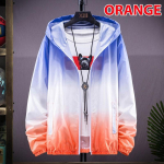 Unisex UV Protect Waterproof Windbreaker Striukė su užtrauktuku Hoodie Outwear paltas(Dydis:XXS-7XL)