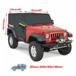 Pusiau automobilio dangalas JEEP Wrangler TJ 2 durų/4 durų, atsparus vandeniui, apsaugantis nuo UV spindulių, nuo saulės, nuo dulkių, i&scaron;orės aksesuarai, juodas