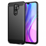 Xiaomi Redmi 9 dėklas Redmi 9A 9C 8A Note 8 T 9 Pro 9S 8T Apsauginis buferis Mink&scaron;tas TPU Anglies pluo&scaron;to telefono dėklas Redmi 9A Redmi 7 juoda