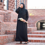Kukli Ramadano maldos suknelė su gobtuvu, musulmoni&scaron;ka abajų, pilnomis rankovėmis, vientisa kaftano moteri&scaron;ka jilbabų hidžabų suknelės islamo drabužiai One Size juoda