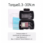 WISRETEC Skaitmeninis sukimo momento rakto adapteris, tikslus elektroninis sukimo momento įrankio konverteris ir matuoklis su LCD ekranu. Komplekte 1/2 , 1/4
