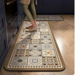 Naujas kini&scaron;ko stiliaus neslystantis diatomito purvo arbatos padėkliukas: Sugeriantis, apsaugantis nuo nusiplikymo virtuvės drenažo ir izoliacinis padėkliukas 60x90 + 60x150