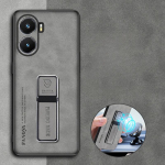Avikailio Odos Telefono Dėklas XIAOMI POCO X7 Pro X 7 X7pro Matinis Silikoninis Bamperis Atlenkiamas Stovas Laikiklis Galinis Dangtelis POCOX7Pro Magnetinis Laikiklis Dėklas POCO X7 Pro pilka spalva