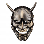 Kolekcinio leidimo baltojo vaiduoklio demono kaukė - Hannya drugelio dizainas, 910g