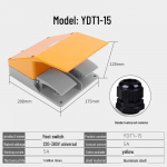 YDT1-18/15 dvigubo pedalo aliuminio kojinis jungiklis lenkimo ir kirpimo ma&scaron;inoms