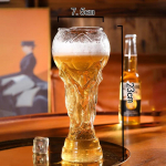 Pasaulio čempionato alaus stiklas Kūrybingas 450ml 600ml 800ml Heraklio bokalas Alaus bokalas, Stiklinė futbolo taurė, Kri&scaron;tolinio stiklo vyno taurė, Futbolas Worl 401-500ml