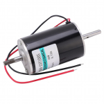 Nuolatinės srovės variklis Didelio greičio 80W Mažas CW CCW Dvigubas i&scaron;ėjimo velenas Greičio reguliavimas 24V
