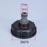 1/2 3/4 IBC konteinerio vožtuvo adapteris žarnai sodo vandens jungtis 60 mm stambus sriegis pakaitinės vožtuvo jungiamosios detalės dalys