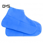 1 pora batų nuo lietaus užvalkalų, vandeniui atsparių, sutir&scaron;tinto silikono, lengvo, sulankstomo dizaino, lengvai valomi, labai elastingi, lietaus batų užvalkalai L mėlyna