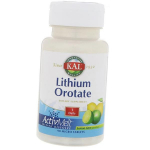 Ličio orotatas, Lithium Orotate 5 tabl., KAL 90 tabl. Citrina-laimas (36424027) 90tab Llime