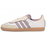 Adidas Samba OG Kreminės Baltos Spalvos Naudoti Fig Moteri&scaron;ki Sportbačiai Aukso Metalo IE1417 36