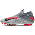 Nike Phantom Vision 2 Academy DF AG futbolo bateliai Unisex avalynė Pilka Raudona CD4155-906 46