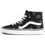 Vans Sk8 laisvalaikio ir laisvalaikio bateliai su auk&scaron;ta pado apdaila, juodi ir spalvingi, unisex sportbačiai VN0A4BV616Y 34.5