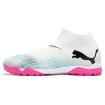 Puma Future 7.7 Match+ LL su rai&scaron;teliais TT (Guminiai smeigės) Futbolo Bateliai Vyri&scaron;ki futbolo bateliai Balti Mėlyni 107713-01 44