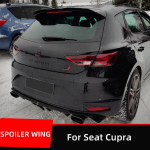 Seat Leon Cupra Hatchback R ST FR Galinės Stogo Bagažinės Dangčio Automobilio Spoilerio Sparnai Blizgūs Juodi Anglies Pluo&scaron;to Universalūs I&scaron;oriniai Unpainted