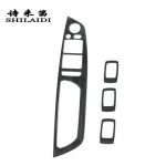 Car Styling Door Armrest panel cover Sticker for BMW X5 e70 X6 e71 Stainless Steel Window Glass Lifting Buttons Trim sidabras