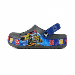 Crocs Classic klumpės CFL Transformers Bnd Lt Slate Transformers Doodle skylutės batai pilki vaiki&scaron;ko stiliaus 22-23