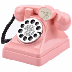 Telefono pinigų taupymo dėžutė Skulptūra Animacinis Stalvir&scaron;io Dekoracija Retro telefonas Piggy Bank lentynai Miegamajam Biuro darbalaukiui Pradžia