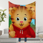 Antklodė-&scaron;alikas Tigrai D-Daniel Super Jauki Pliu&scaron;inė Gyvenamojo Kambario Sofa-Sofa Vaiki&scaron;ka Gimtadienio Animaciniai Paveiksliukai Dovanos 80x60in