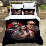 Imtynių žaidimas WWE EAW patalynės komplektas mados imtynės sportas amerikieti&scaron;kas ko&scaron;maras Cody Rhodes antklodės užvalkalas lovos antklodės komplektas EU Single(135*200cm)3pcs