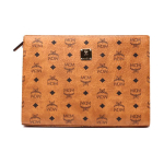 MCM monogramos ra&scaron;to PVC odos delninė Moteri&scaron;ka delninė Ruda MXZBSVI14CO001 Basic Set (Bag+Dust Bag)