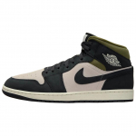 Air Jordan 1 Mid SE &Scaron;viesiai medžio rudos, vidutini&scaron;kai alyvuotos, smėlio spalvos, juodos HV4091-102 43