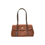 COACH Bridget 35 Užsegamas atvartas Suede Pečių krep&scaron;ys Didelis dydis Moteri&scaron;kas Rudas Basic Package (Case + Dust Cover) ruda