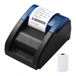 58 mm stalinis kvito spausdintuvas POS spausdintuvas tiesioginės terminės spausdinimo technologija Suderinamas su Android/iOS/Windows Palaiko ESC/POS mėlyna