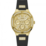 GUESS Duchess Gold nerūdijančio plieno moteri&scaron;kas kvarcinis laikrodis GW0619L2 auksas